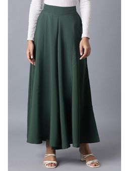 Bcz Style - Green Solid/Plain Loose Palazzo