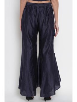 Bcz Style - Navy Blue Solid/Plain Regular Sharara