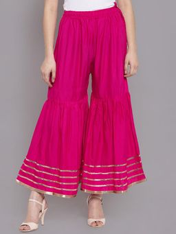 Bcz Style - Pink Solid/Plain Regular Sharara