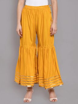 Bcz Style - Mustard Solid/Plain Regular Sharara