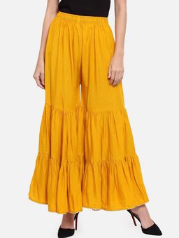 Bcz Style - Mustard Solid/Plain Regular Sharara