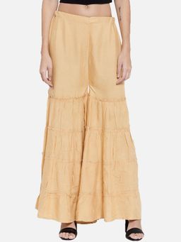 Bcz Style - Gold Solid/Plain Regular Sharara