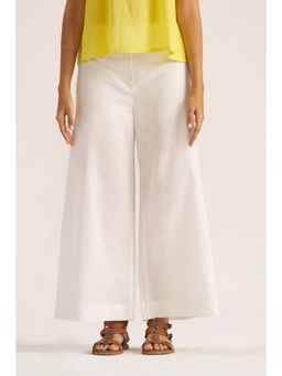 Bcz Style - White Solid/Plain Loose Palazzo