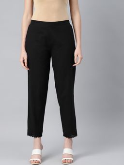Bcz Style - Black Solid/Plain Regular Pant