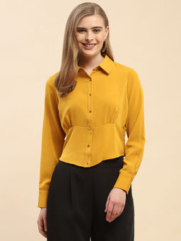 CAMLA - Barcelona Solid Mustard Shirt