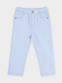 Mi Arcus - Solid Light Blue Denim Jeans