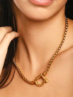 AQUASTREET - Horseshoe Buckle Openable Clasp Waterproof and Anti-Tarnish Chain
