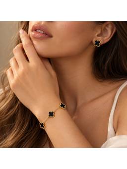 Salty - Drift Mark Bracelet And Earrings Set