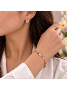 Salty - Stellar Bloom Bracelet And Earrings Set