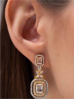 Zeraki Jewels - Emerald Royal Earrings Gold