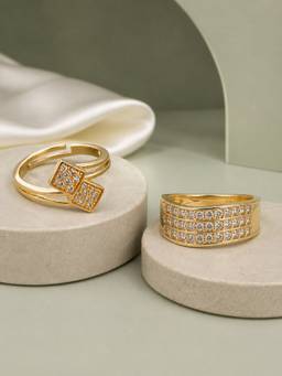 Zeraki Jewels - Floris and Sofie Ring (Pack of 2)