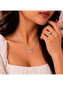 Salty - Trippy Mark Necklace And Ring Set