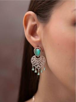 Zeraki Jewels - Royal Earrings - green