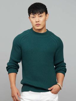 ROOKIES - Teal Round Neck Full Sleeves T-Shirt
