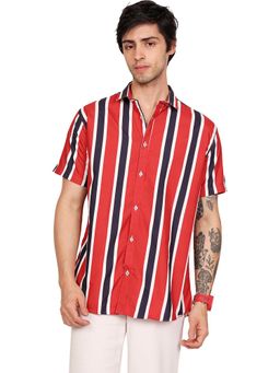 LEOTUDE - Men's Cotton Blend Regular Fit Shirt