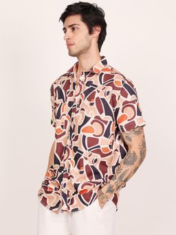 LEOTUDE - Men's Cotton Blend Regular Fit Shirt