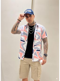 LEOTUDE - Men's Cotton Blend Regular Fit Shirt