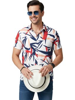 LEOTUDE - Men's Cotton Blend Regular Fit Shirt