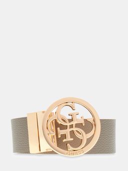 Guess - Beige Polyester Printed Women Casual Belt