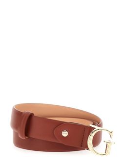 Guess - Brown Polyester Solid Women Casual Belt