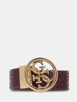 Guess - Black Polyester Solid Women Casual Belt