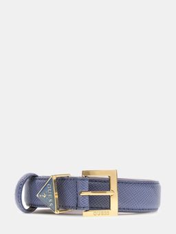 Guess - Blue Polyester Printed Women Casual Belt