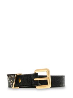 Guess - Black Polyester Solid Women Casual Belt