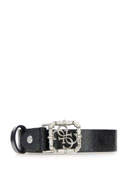 Guess - Black Polyester Solid Women Casual Belt