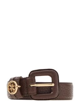 Guess - Brown Polyester Solid Women Casual Belt