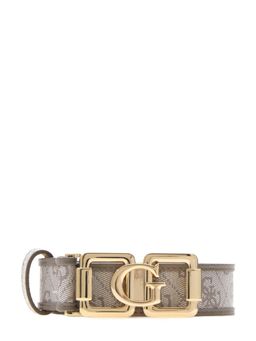 Guess - Grey Polyester Printed Women Casual Belt