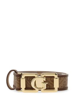 Guess - Brown Polyester Printed Women Casual Belt
