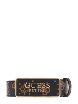 Guess - Black Polyester Printed Women Casual Belt