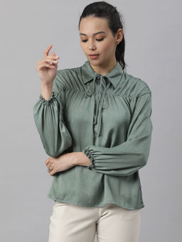 RAREISM - Green Solid Plain Top