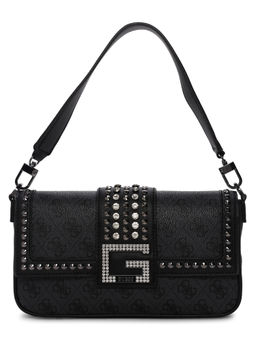 Guess - LOGO BLING Black Satchels