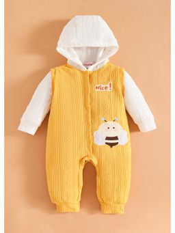 Hopscotch - Hooded Animal Applique Bodysuit