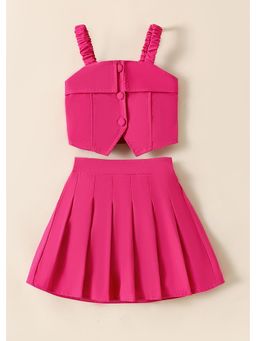 Hopscotch - Knife Pleat Blouse & Skirt