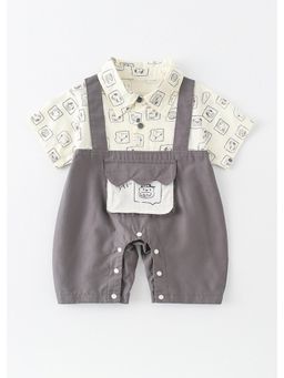 Hopscotch - Puppy Portrait Romper