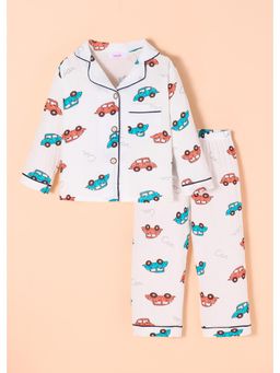 Hopscotch - Retro Car Comfy Shirt with Pyjama