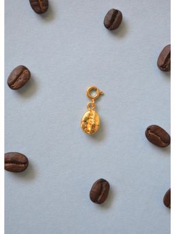 Tangerine - by ASFA Coffee Bean Charm - Gold