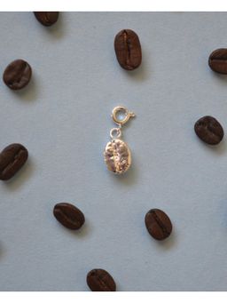 Tangerine - by ASFA Coffee Bean Charm - Silver