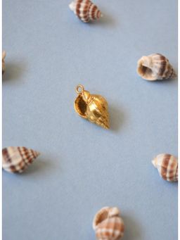 Tangerine - by ASFA Dove Shell Charm - Gold