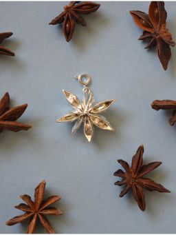 Tangerine - by ASFA Star Anise Charm - Silver