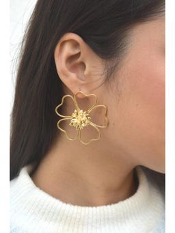 Tangerine - by ASFA Bora Flower Earrings