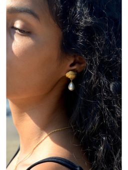 Tangerine - by ASFA Coral Earrings