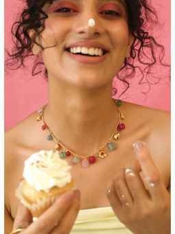 Tangerine - by ASFA Cherry Blossom Neckpiece