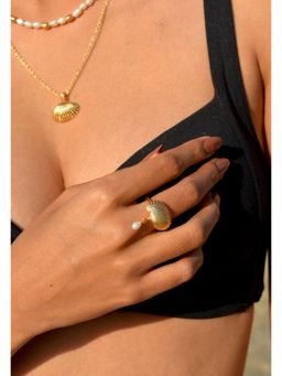 Tangerine - by ASFA Clam Ring