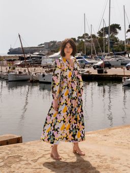 Happi Space - Bloom Dress In Coral Garden Print