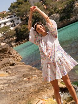 Happi Space - Wildflower Dress In Candy Print