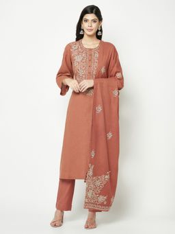 Barara Ethnic - Kurta with Spark Rust (Set of 3)