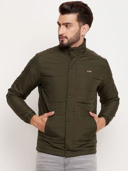 SPIRIT - Mens Olive Solid Jacket
